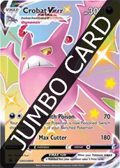 JUMBO Crobat VMAX SWSH099 Etched Holo Promo - VMAX Premium Collection